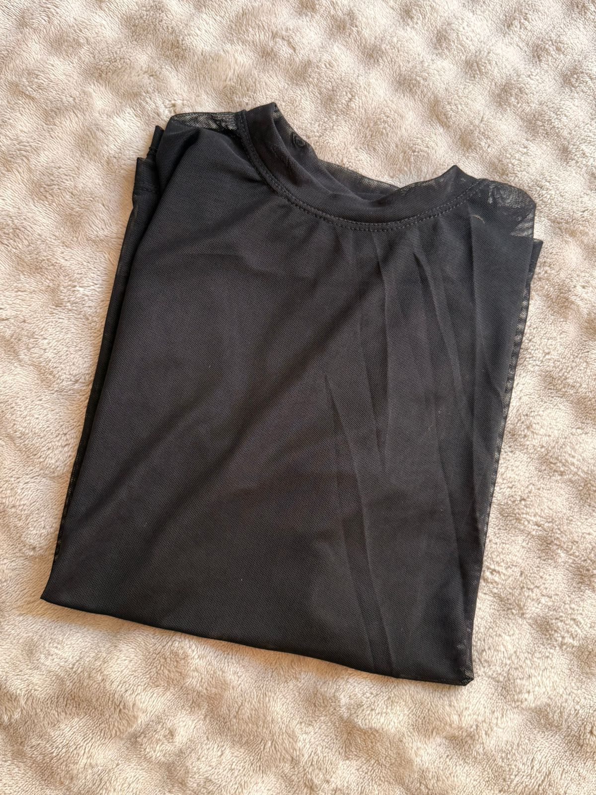 Blusa Tule Flow — Preto — foto 2